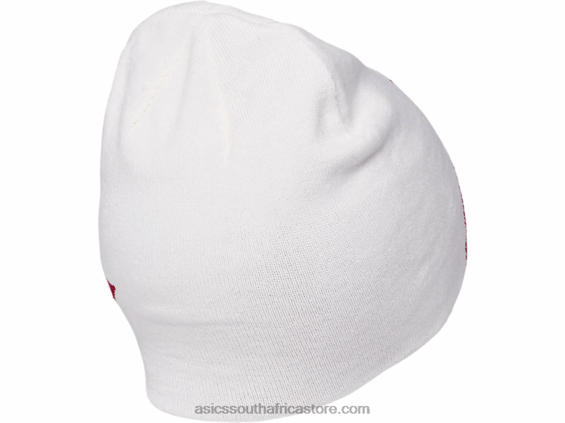 Asics Unisex Beanie Glove Set LH4X0837 Birch/Cranberry