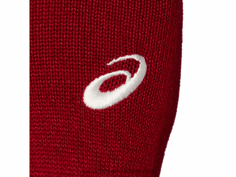 Asics Unisex Beanie Glove Set LH4X0837 Birch/Cranberry