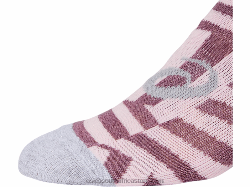 Asics Youth Invasion No Show LH4X01886 Pink Salt/Digital Aqua/Sea Glass