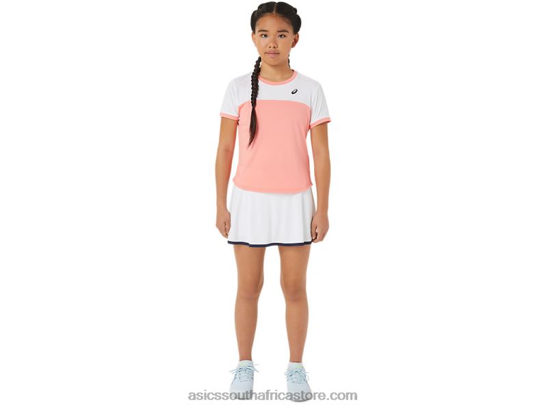 Kids Asics Tennis Skort LH4X04235 Brilliant White