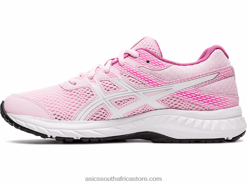 Kids Asics Contend 6 Grade School LH4X04566 Cotton Candy/White