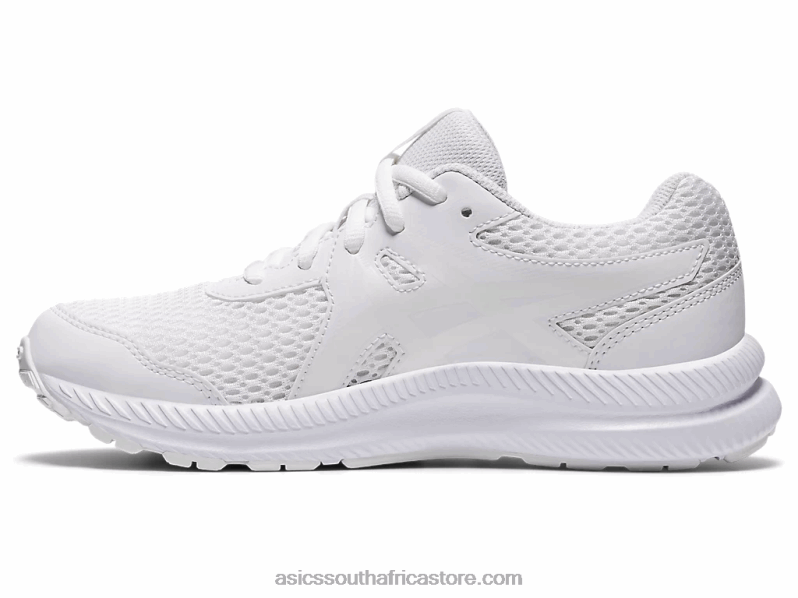 Kids Asics Contend 7 Grade School LH4X04410 White
