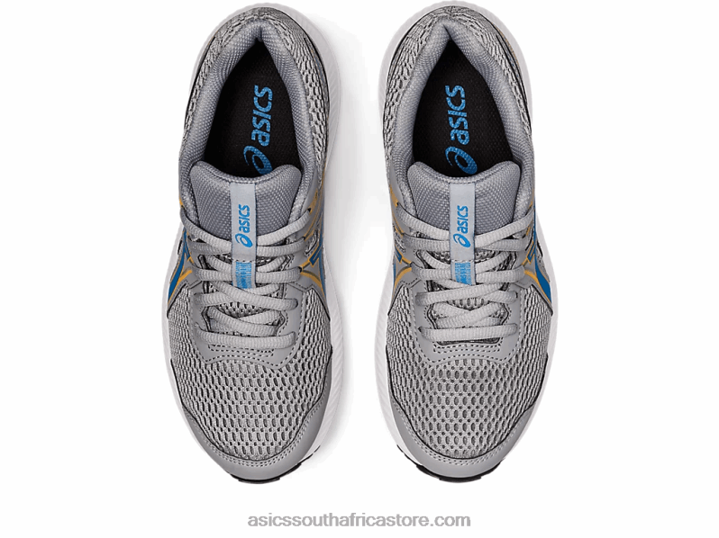 Kids Asics Contend 7 Grade School LH4X04535 Sheet Rock/Electric Blue