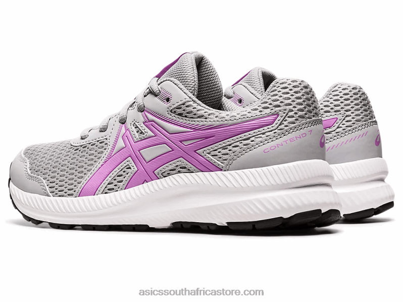 Kids Asics Contend 7 Grade School LH4X04536 Piedmont Grey/Lavender Glow