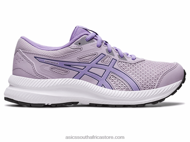 Kids Asics Contend 8 Grade School LH4X04253 Dusk Violet/Digital Violet
