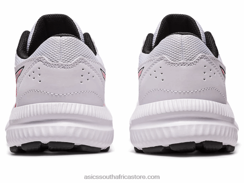 Kids Asics Contend 8 Grade School LH4X04281 White/Electric Red