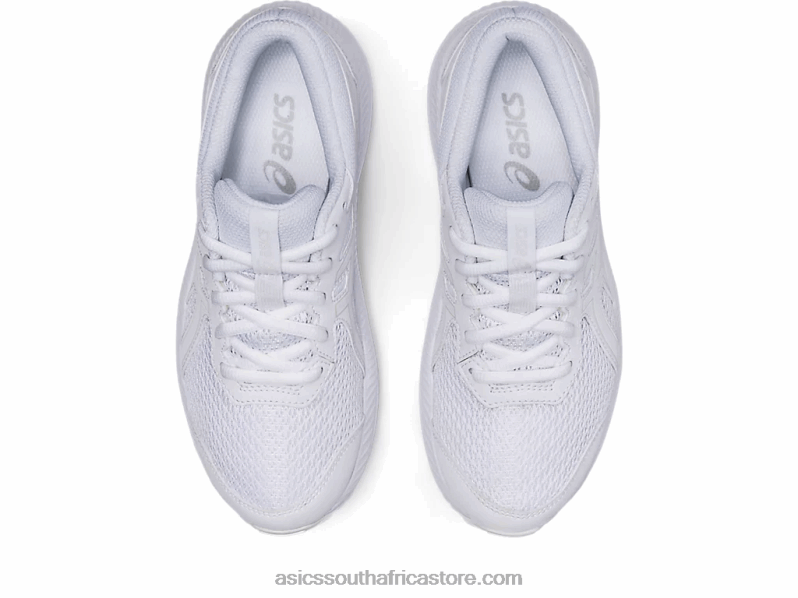 Kids Asics Contend 8 Grade School LH4X04332 White