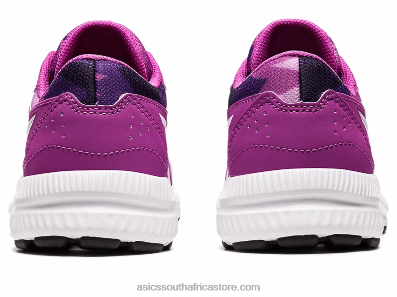 Kids Asics Contend 8 Grade School LH4X04348 Orchid/White