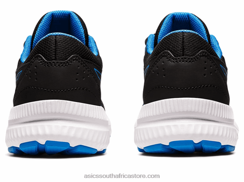 Kids Asics Contend 8 Grade School LH4X04394 Black/Electric Blue
