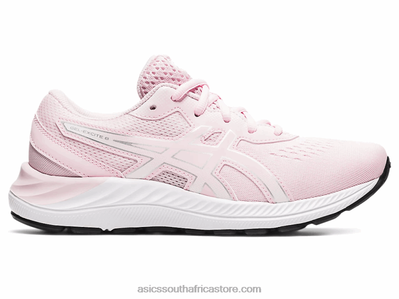 Kids Asics Gel-Excite 8 Grade School LH4X04527 Pink Salt/Pure Silver