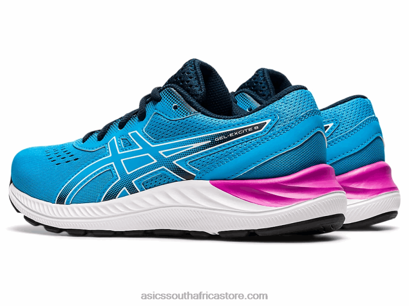Kids Asics Gel-Excite 8 Grade School LH4X04528 Digital Aqua/White