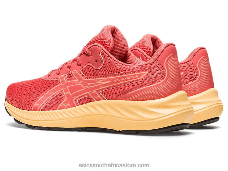 Kids Asics Gel-Excite 9 Grade School LH4X04304 Papaya/Summer Dune