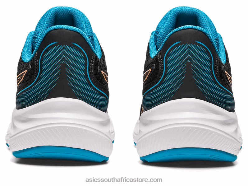 Kids Asics Gel-Excite 9 Grade School LH4X04307 Black/Sun Peach