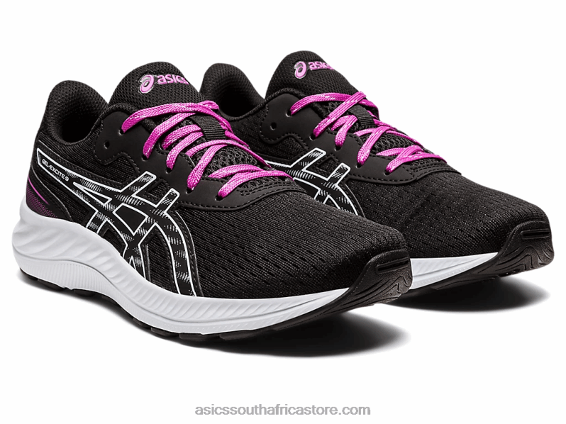 Kids Asics Gel-Excite 9 Grade School LH4X04380 Black/Soft Sky