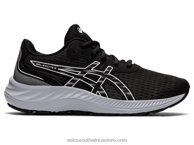 Kids Asics Gel-Excite 9 Grade School LH4X04466 Black/White