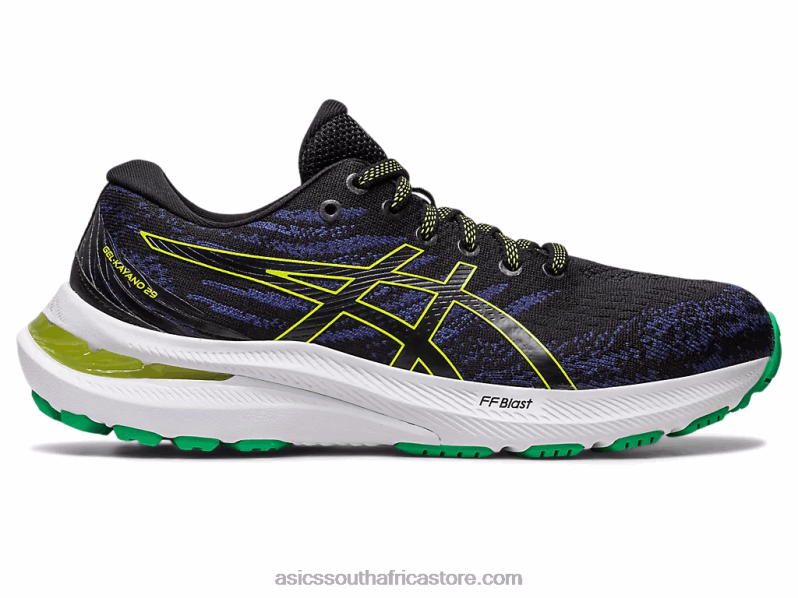 Kids Asics Gel-Kayano 29 Grade School LH4X04291 Black/Lime Zest