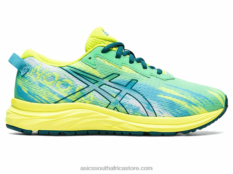 Kids Asics Gel-Noosa Tri 13 Grade School LH4X04357 New Leaf/Velvet Pine