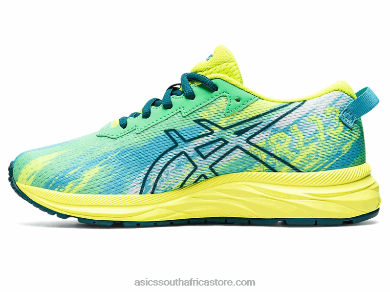 Kids Asics Gel-Noosa Tri 13 Grade School LH4X04357 New Leaf/Velvet Pine
