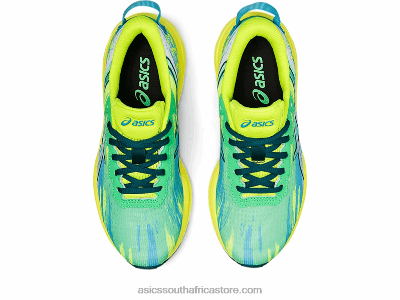 Kids Asics Gel-Noosa Tri 13 Grade School LH4X04357 New Leaf/Velvet Pine