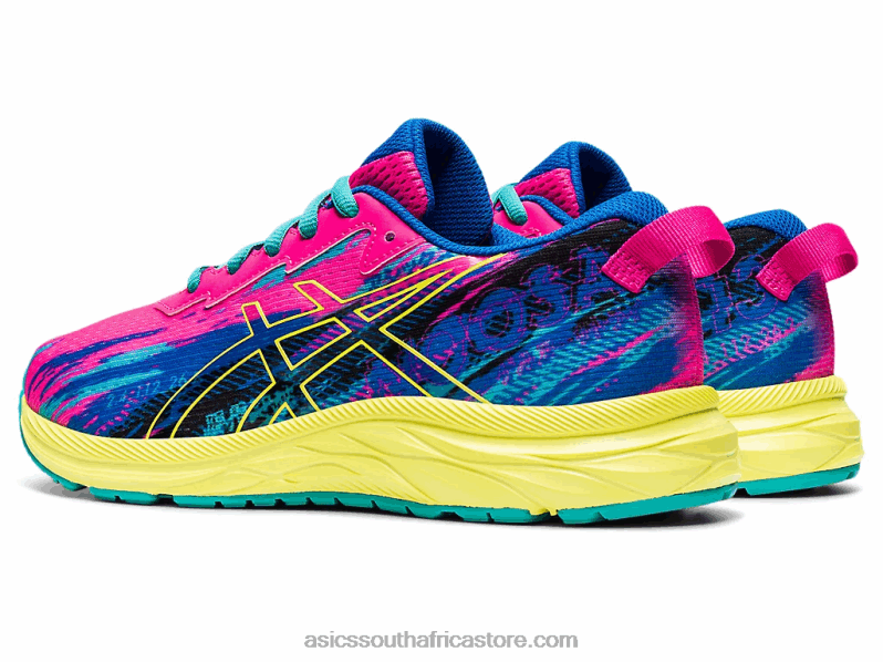 Kids Asics Gel-Noosa Tri 13 Grade School LH4X04484 Pink Glo/Sour Yuzu