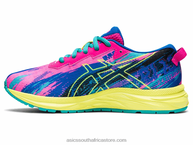 Kids Asics Gel-Noosa Tri 13 Grade School LH4X04484 Pink Glo/Sour Yuzu
