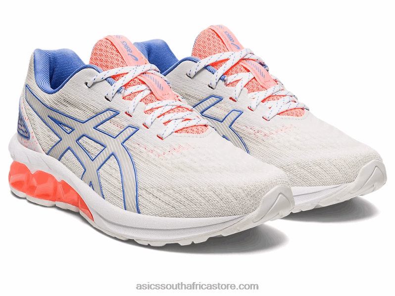 Kids Asics Gel-Quantum 180 VII Grade School LH4X04299 White/Sun Coral