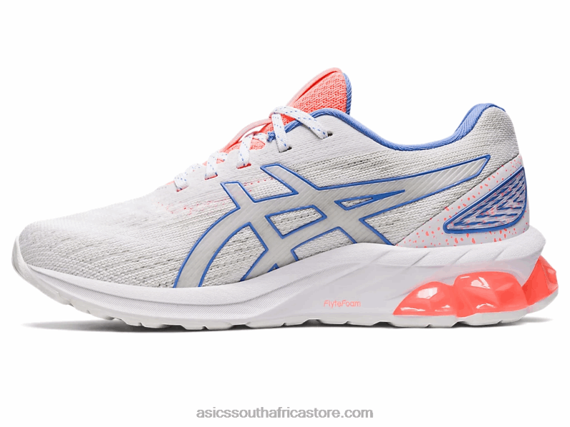 Kids Asics Gel-Quantum 180 VII Grade School LH4X04299 White/Sun Coral