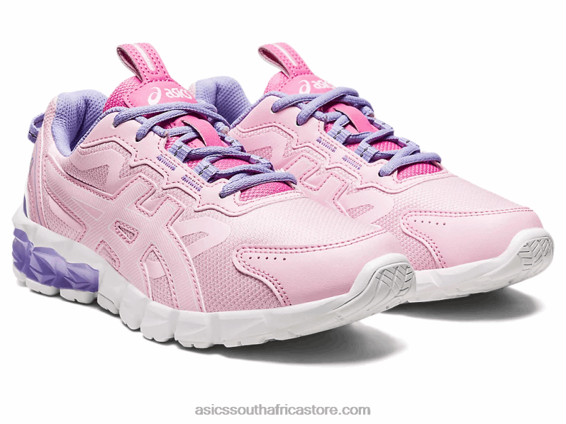 Kids Asics Gel-Quantum 90 3 Grade School LH4X0927 Cotton Candy/White