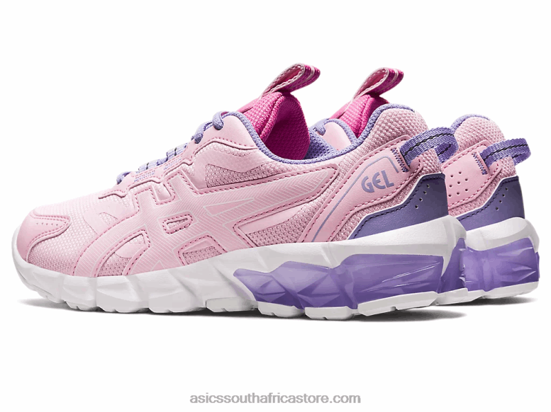 Kids Asics Gel-Quantum 90 3 Grade School LH4X0927 Cotton Candy/White