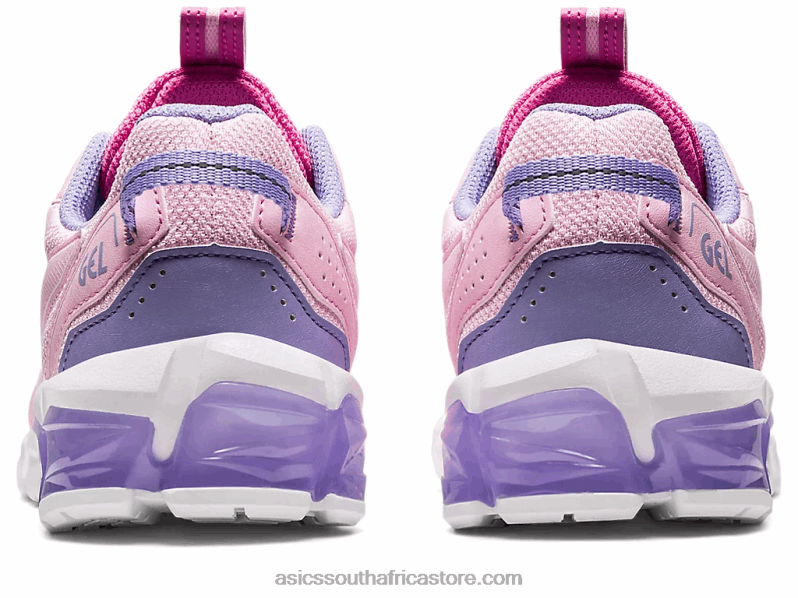 Kids Asics Gel-Quantum 90 3 Grade School LH4X0927 Cotton Candy/White