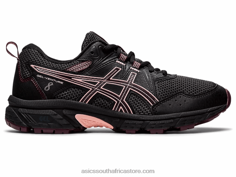 Kids Asics Gel-Venture 8 Grade School LH4X04371 Black/Deep Mars