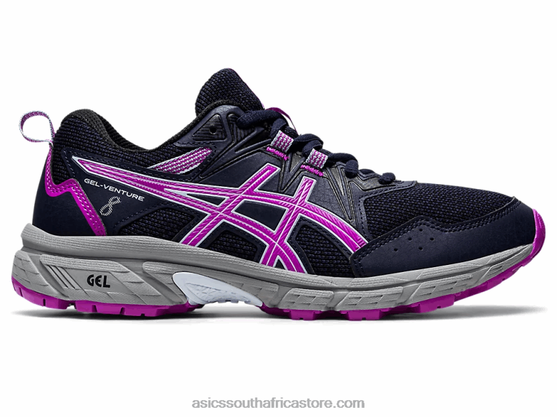 Kids Asics Gel-Venture 8 Grade School LH4X04376 Midnight/Orchid