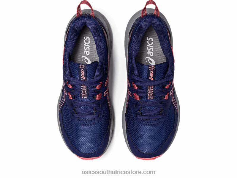 Kids Asics Gel-Venture 9 Grade School LH4X04220 Indigo Blue/Papaya