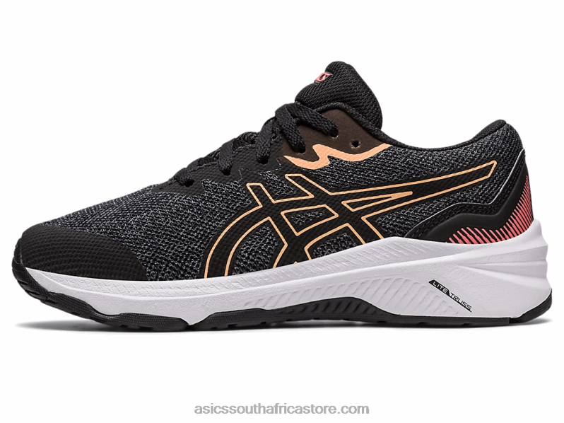 Kids Asics Gt-1000 11 Grade School LH4X04292 Black/Papaya