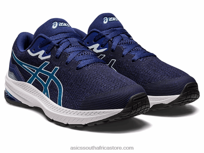 Kids Asics Gt-1000 11 Grade School LH4X04314 Indigo Blue/Reborn Blue