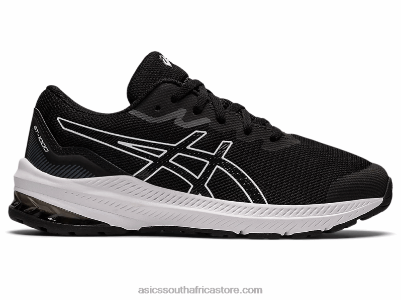 Kids Asics Gt-1000 11 Grade School LH4X04455 Black/White