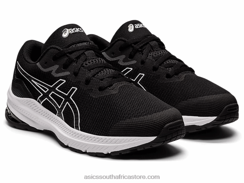 Kids Asics Gt-1000 11 Grade School LH4X04455 Black/White