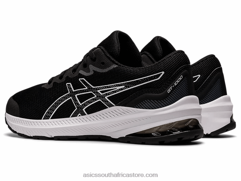 Kids Asics Gt-1000 11 Grade School LH4X04455 Black/White