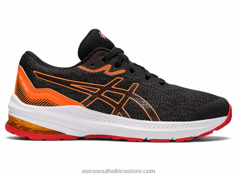 Kids Asics Gt-1000 11 Grade School LH4X04471 Graphite Grey/Fiery Red