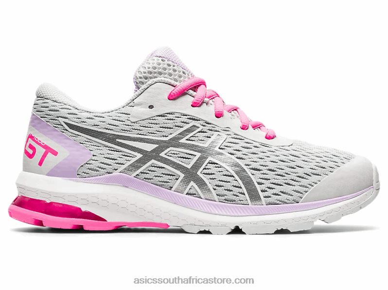 Kids Asics Gt-1000 9 Grade School LH4X04563 Glacier Grey/Pure Silver