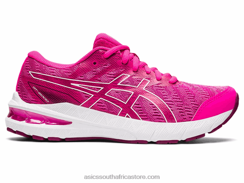 Kids Asics Gt-2000 10 Grade School LH4X04324 Pink Glo/White