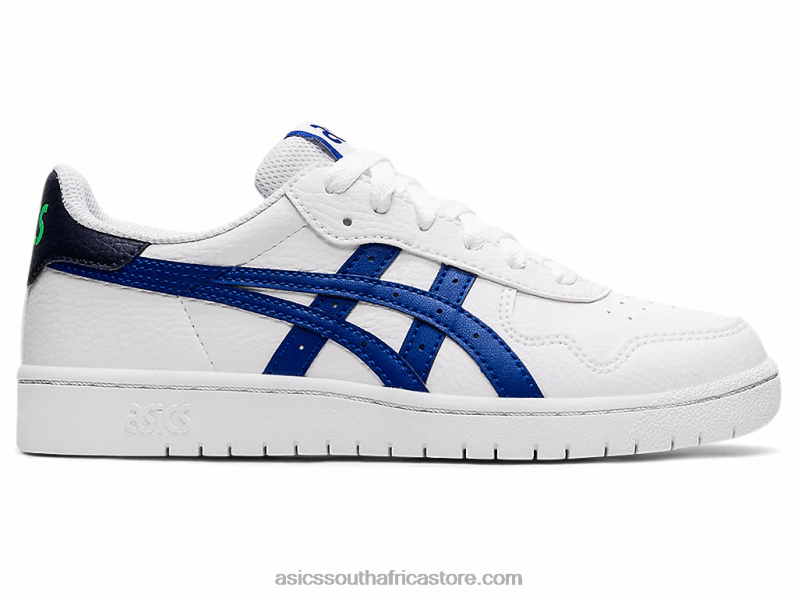 Kids Asics Japan S Grade School LH4X04493 White/Monaco Blue