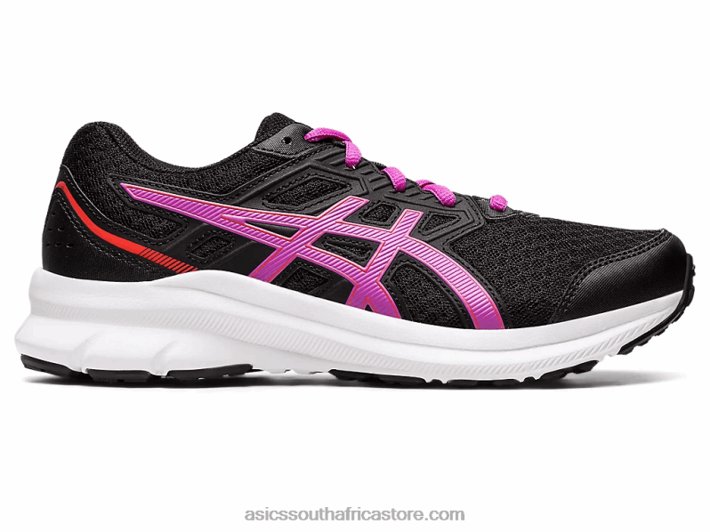 Kids Asics Jolt 3 Grade School LH4X04391 Black/Orchid