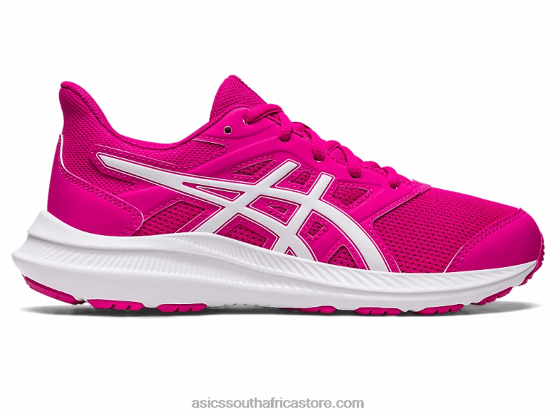 Kids Asics Jolt 4 Grade School LH4X04265 Pink Rave/White