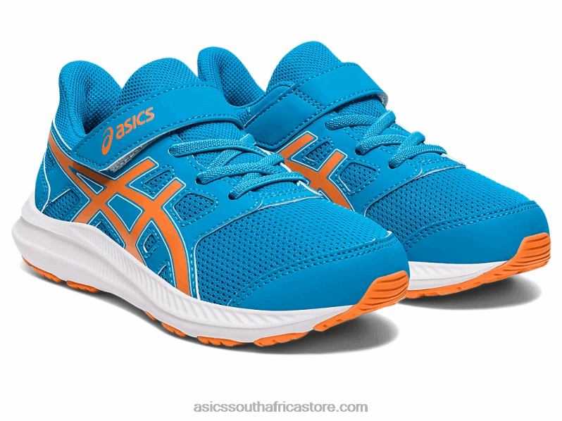 Kids Asics Jolt 4 Pre-School LH4X04261 Island Blue/Sun Peach