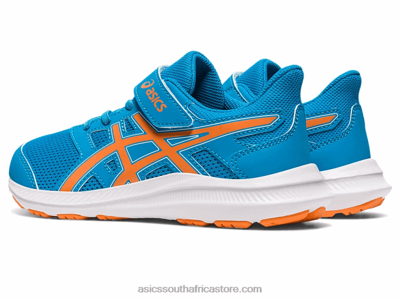 Kids Asics Jolt 4 Pre-School LH4X04261 Island Blue/Sun Peach