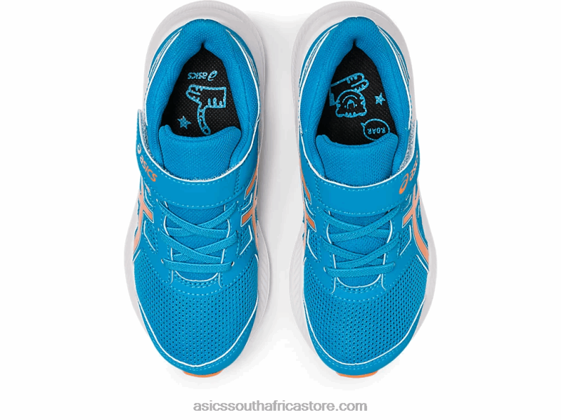 Kids Asics Jolt 4 Pre-School LH4X04261 Island Blue/Sun Peach