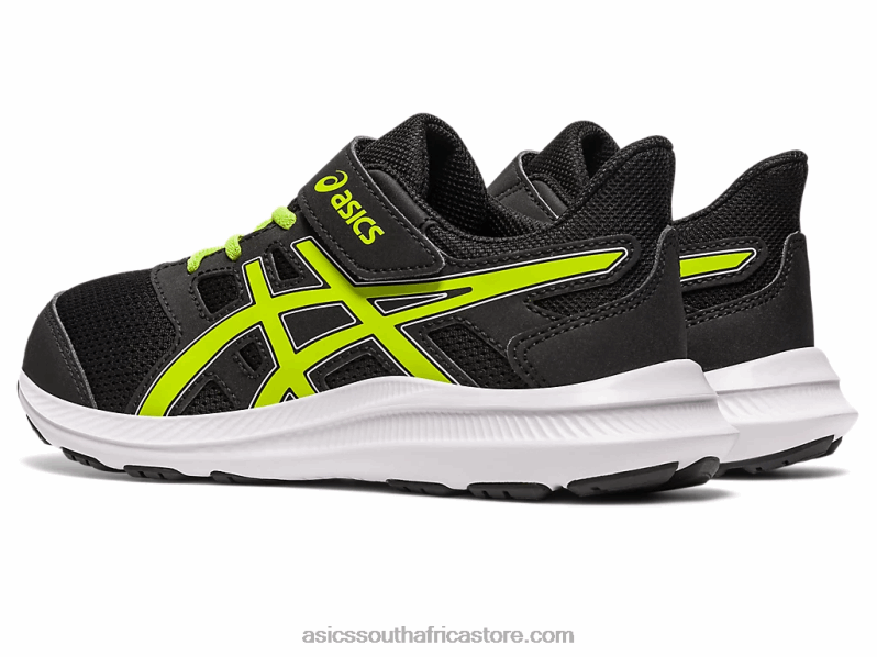 Kids Asics Jolt 4 Pre-School LH4X04275 Black/Lime Zest