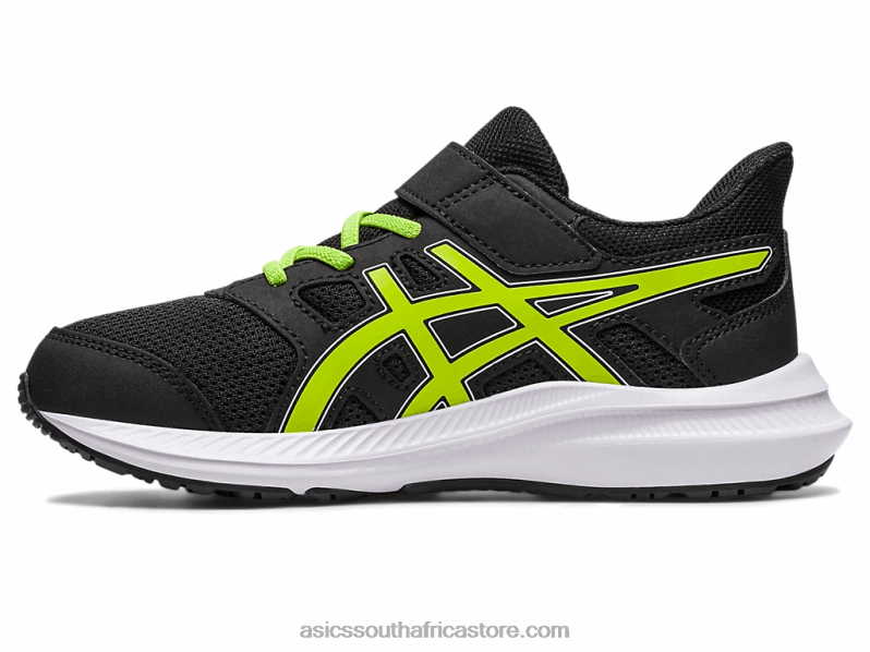 Kids Asics Jolt 4 Pre-School LH4X04275 Black/Lime Zest