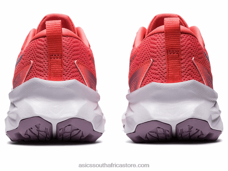 Kids Asics Novablast 2 Grade School LH4X04285 Papaya/Dusk Violet